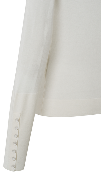 Yaya Turlteneck sweater with button