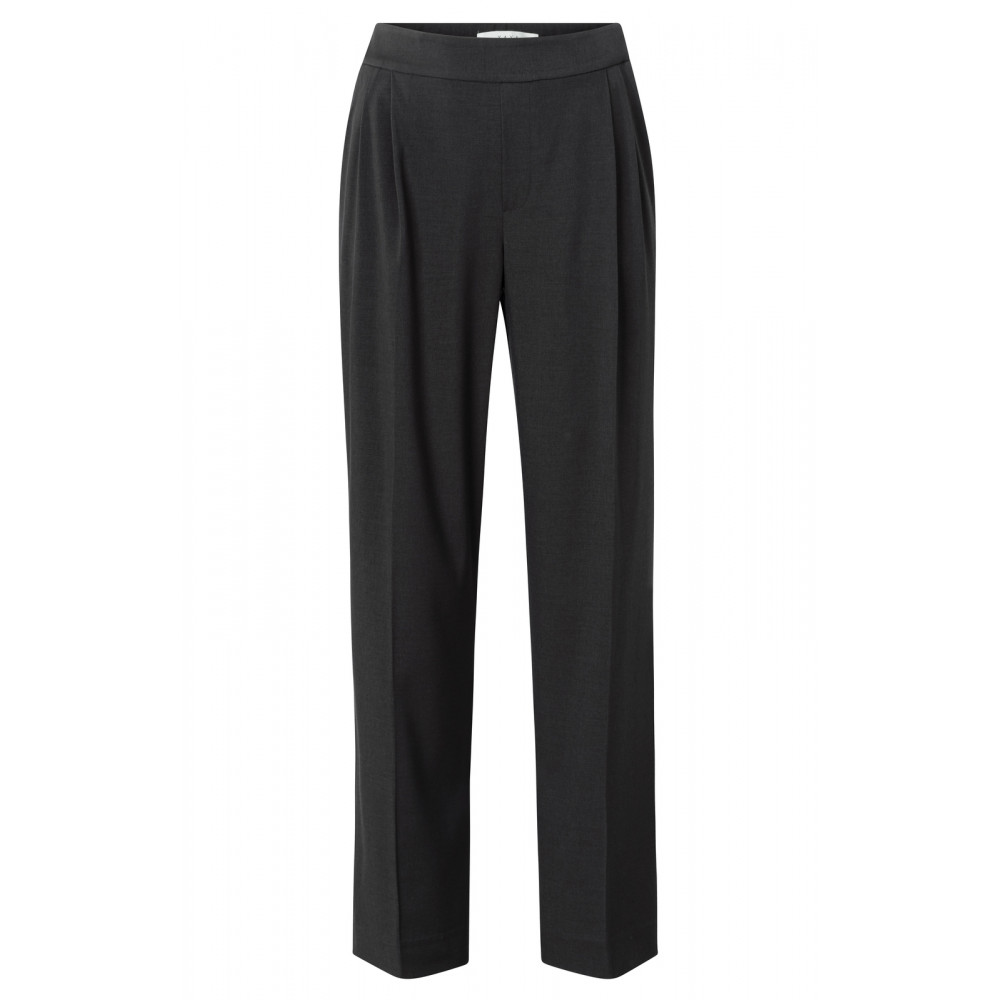 Yaya Woven wide leg trousers with p