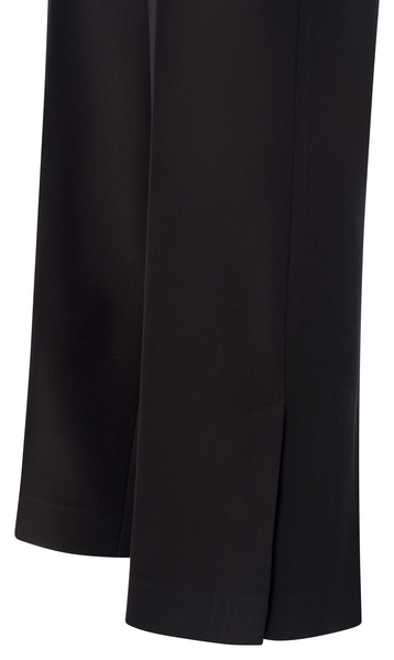 Yaya Woven wide leg trousers with s